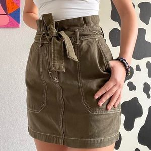 Free People paper bag skirt